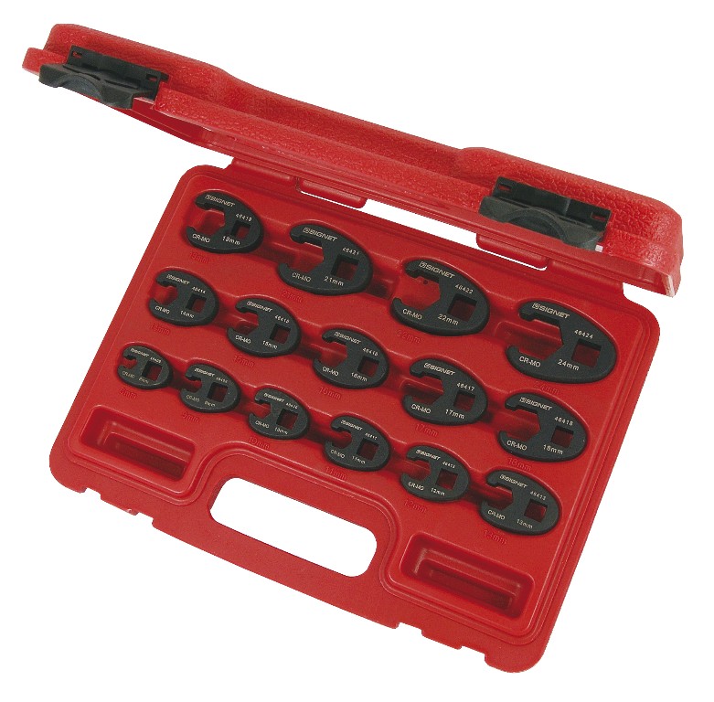 S46905 Crowfoot Wrench Set - 15piece 3/8" Drive