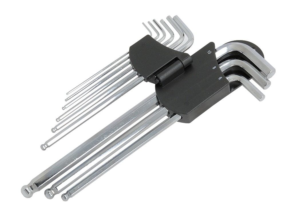 T221100 Hex Key Set - 9piece Magnetic Tips