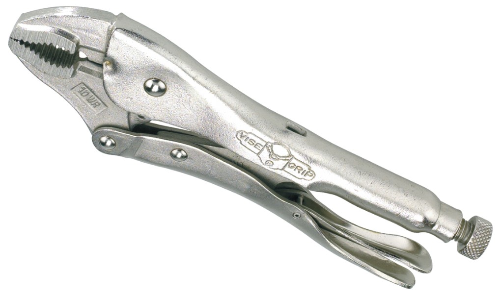 V10WR Curved Jaw with Wire Cutter - 10"
