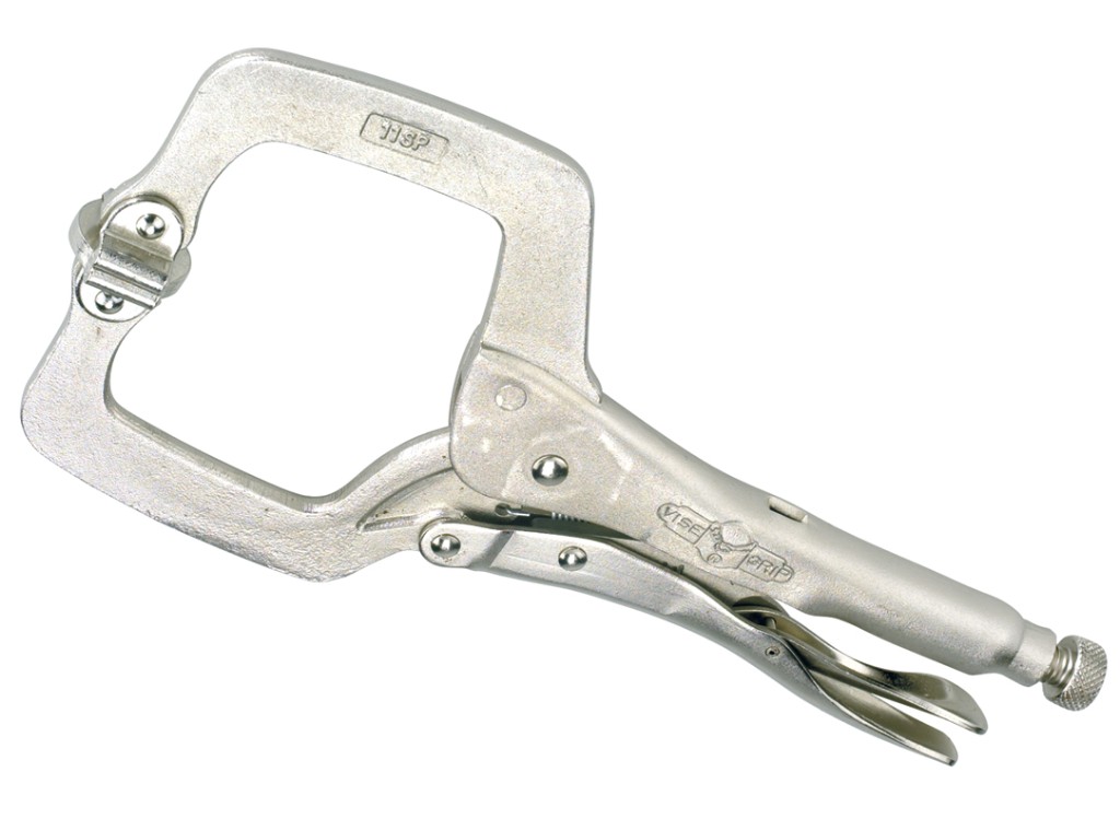 V11SP Locking C-Clamps - with Swivel Pads, 11"
