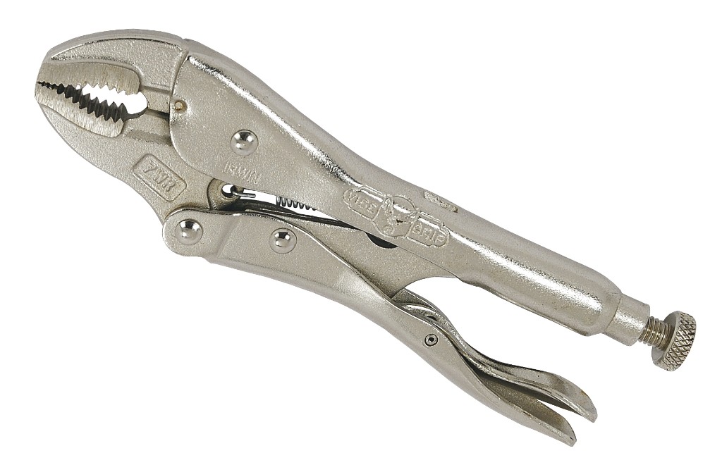 V7WR Curved Jaw with Wire Cutter - 7"