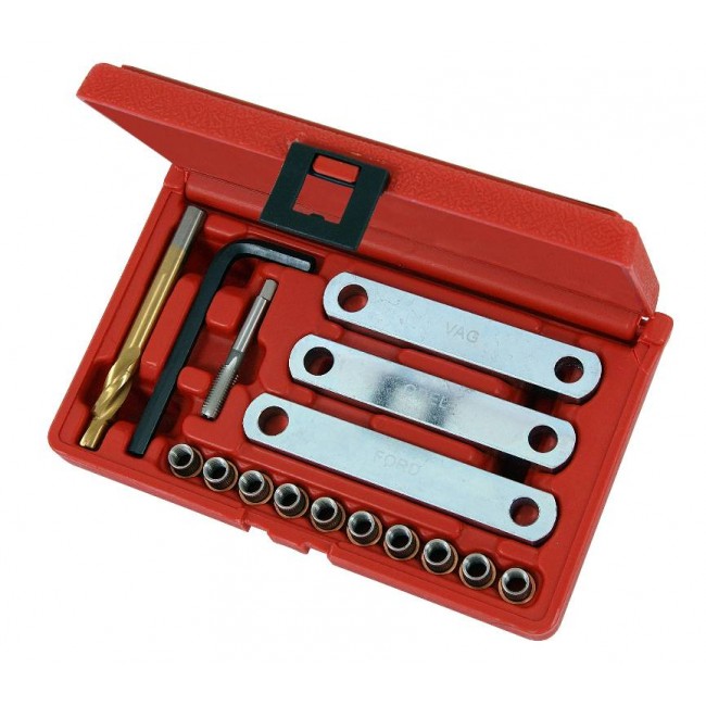 T411600 16pc Brake Calliper Guide Pin Thread Repair Kit
